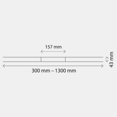 Dimenzije Geberit CleanLine kanalica