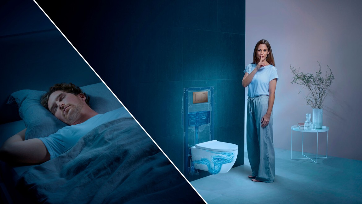 Geberit WC sustav: tiho ispiranje
