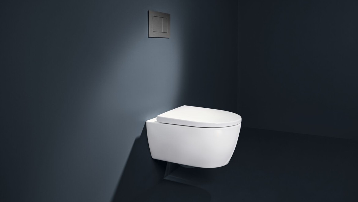 Geberit iCon WC školjka s TurboFlush tehnologijom, tipka Geberit Sigma40