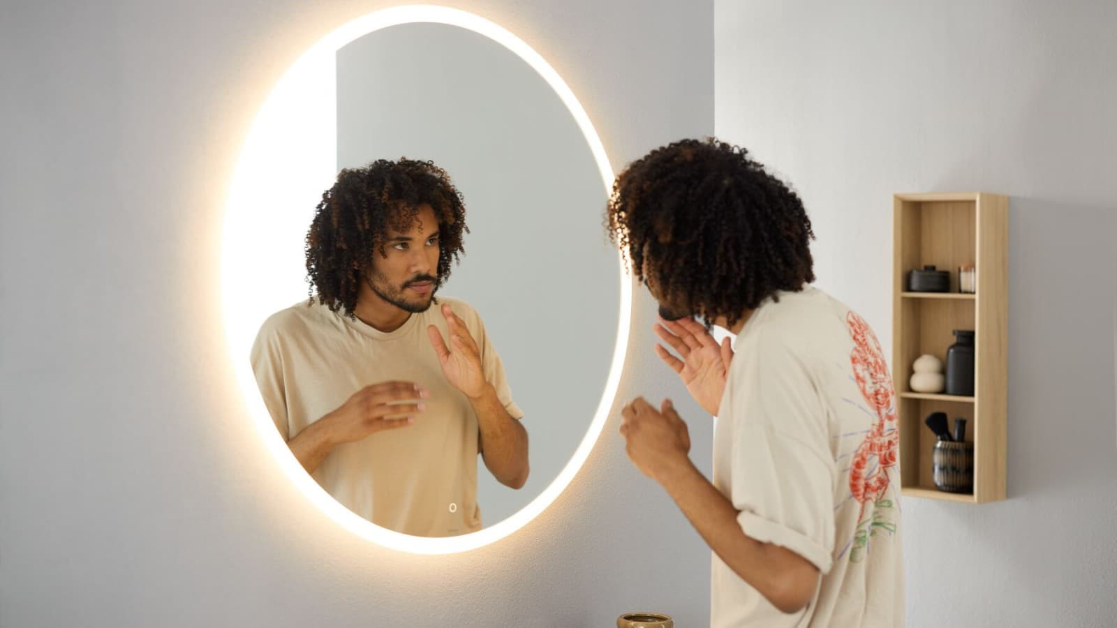 Option Round ogledalo promjera 90 cm (© Geberit) Option Round ogledalo promjera 90 cm (© Geberit)