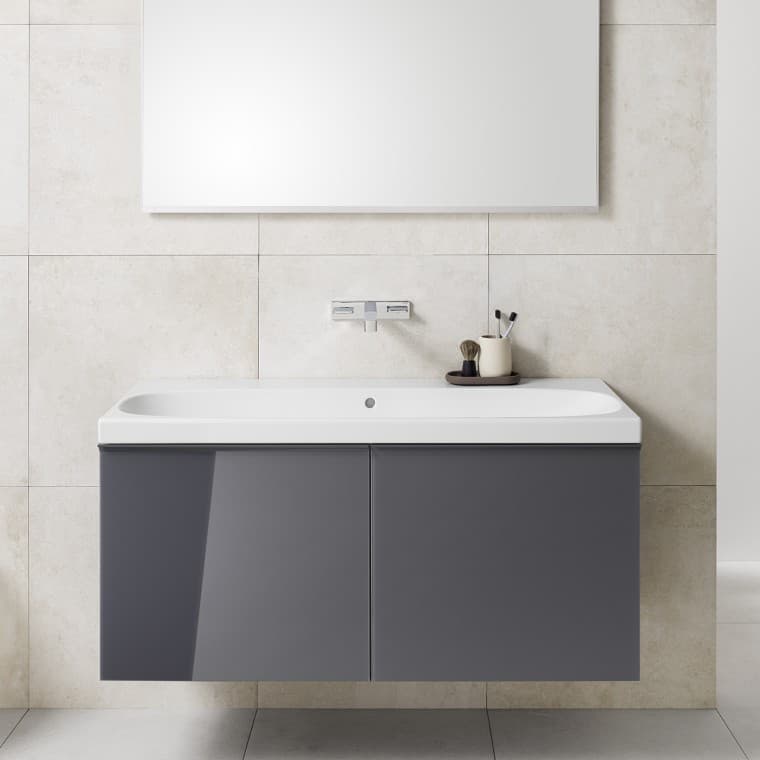 Kupaonska linija Geberit Acanto napravljena od drva Kupaonska linija Geberit Acanto napravljena od drva